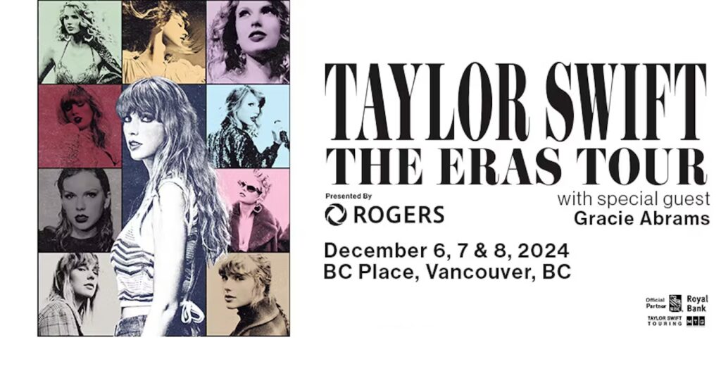 Taylor Swift December 2024 Vancouver Concert BC PLACE