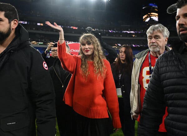 How Many Times was Taylor Swift Shown